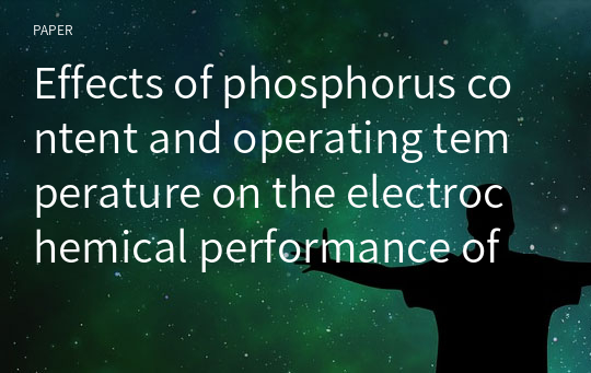 Effects of phosphorus content and operating temperature on the electrochemical performance of phosphorus-doped soft carbons