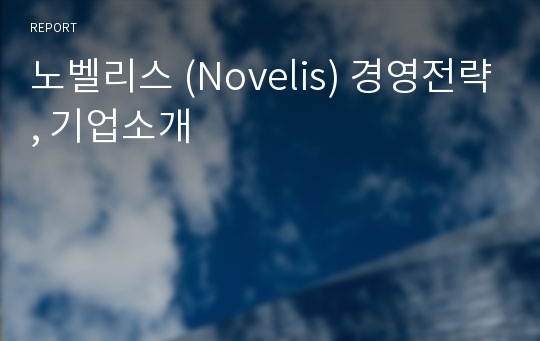 노벨리스 (Novelis) 경영전략, 기업소개