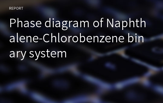 Phase diagram of Naphthalene-Chlorobenzene binary system