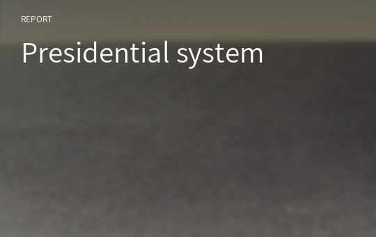 Presidential system