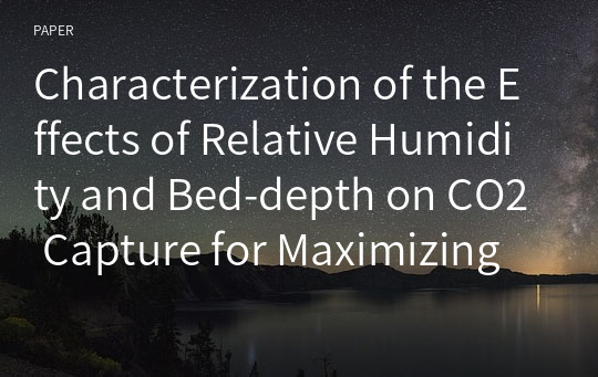 Characterization of the Effects of Relative Humidity and Bed-depth on CO2 Capture for Maximizing the Utilization Rate of Soda Lime Sorbent
