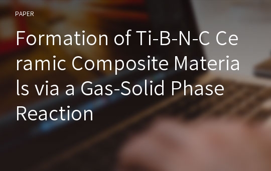 Formation of Ti-B-N-C Ceramic Composite Materials via a Gas-Solid Phase Reaction