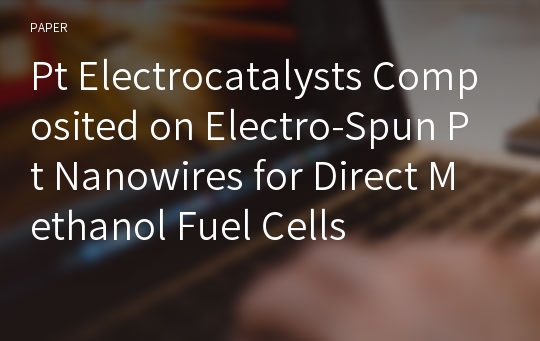 Pt Electrocatalysts Composited on Electro-Spun Pt Nanowires for Direct Methanol Fuel Cells
