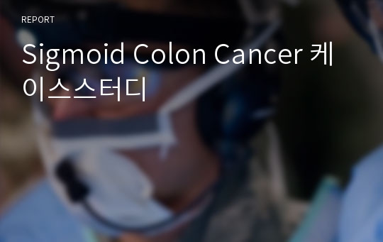 Sigmoid Colon Cancer 케이스스터디