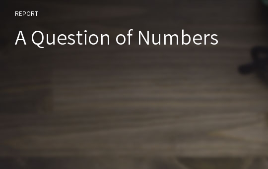A Question of Numbers