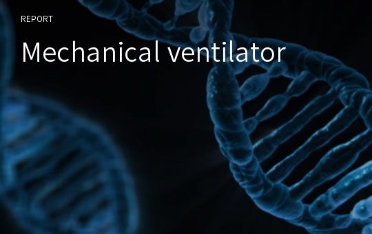 Mechanical ventilator