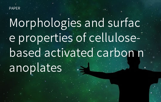 Morphologies and surface properties of cellulose-based activated carbon nanoplates