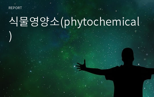 식물영양소(phytochemical)