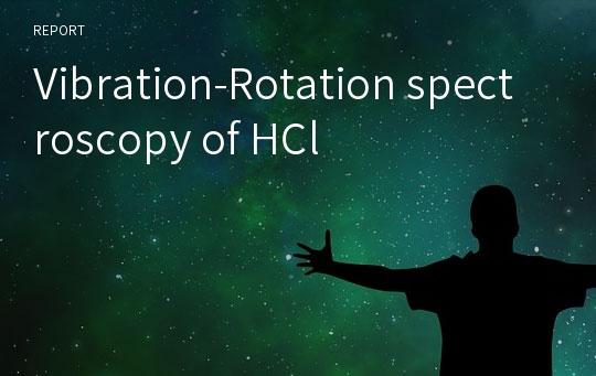 Vibration-Rotation spectroscopy of HCl