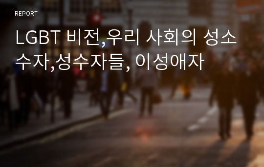 LGBT 비전,우리 사회의 성소수자,성수자들, 이성애자