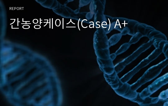 간농양케이스(Case) A+