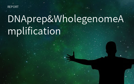 DNAprep&amp;WholegenomeAmplification