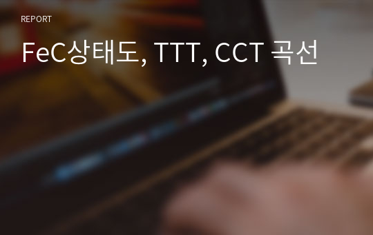 FeC상태도, TTT, CCT 곡선