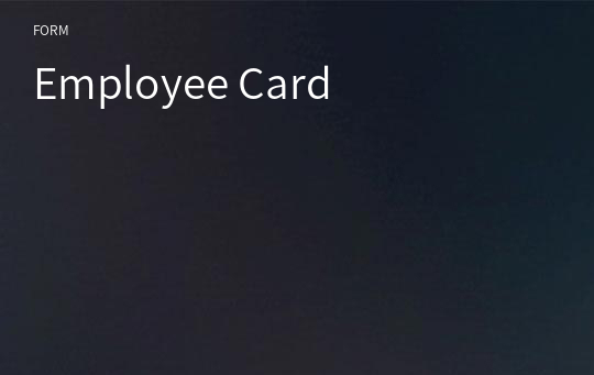 Employee Card