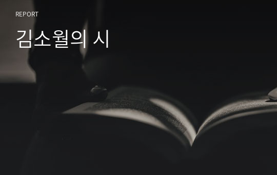 김소월의 시