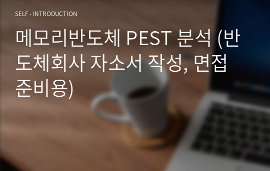 메모리반도체 PEST 분석 (반도체회사 자소서 작성, 면접준비용)