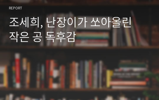 조세희, 난장이가 쏘아올린 작은 공 독후감