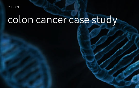 colon cancer case study