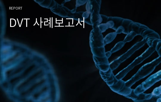 DVT 사례보고서