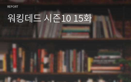 워킹데드 시즌10 15화