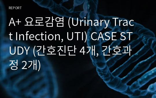 A+ 요로감염 (Urinary Tract Infection, UTI) CASE STUDY (간호진단 4개, 간호과정 2개), 고체온, 배뇨장애