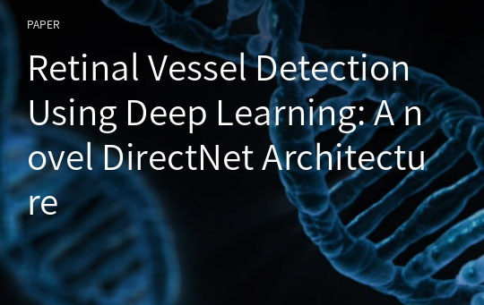 Retinal Vessel Detection Using Deep Learning: A novel DirectNet Architecture