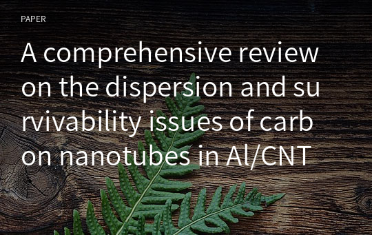 A comprehensive review on the dispersion and survivability issues of carbon nanotubes in Al/CNT nanocomposites fabricated via friction stir processing