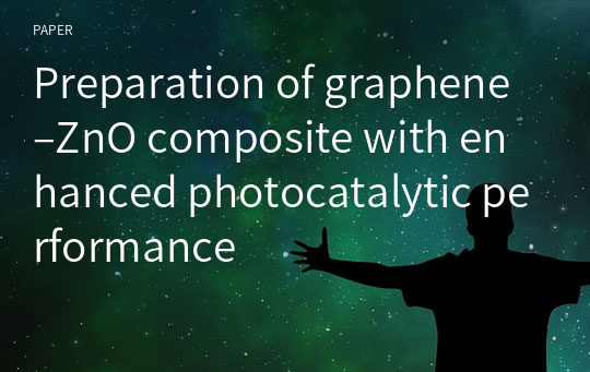 Preparation of graphene–ZnO composite with enhanced photocatalytic performance