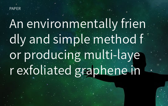 An environmentally friendly and simple method for producing multi‑layer exfoliated graphene in mass production from pencil graphite and its utilization for removing cadmium from an aqueous medium