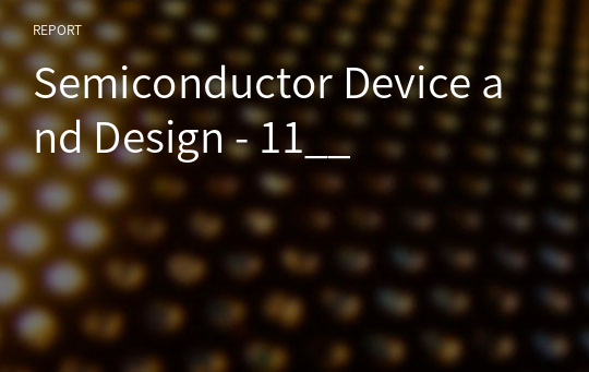 Semiconductor Device and Design - 11__