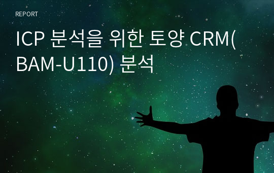 ICP 분석을 위한 토양 CRM(BAM-U110) 분석