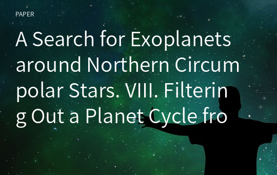 A Search for Exoplanets around Northern Circumpolar Stars. VIII. Filtering Out a Planet Cycle from the Multi-Period Radial Velocity Variations in M Giant HD 36384