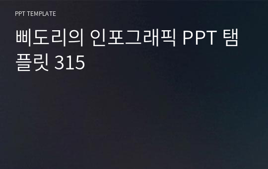 삐도리의 인포그래픽 PPT 탬플릿 315