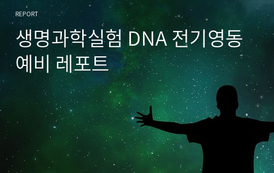 생명과학실험 DNA 전기영동 예비 레포트