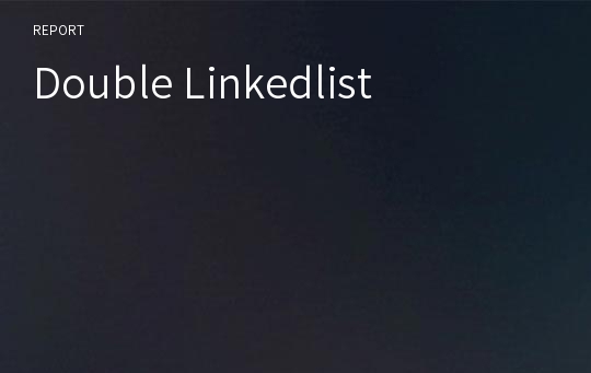 Double Linkedlist