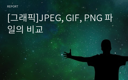 [그래픽]JPEG, GIF, PNG 파일의 비교