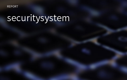 securitysystem