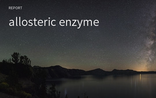 allosteric enzyme