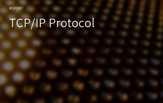 TCP/IP Protocol