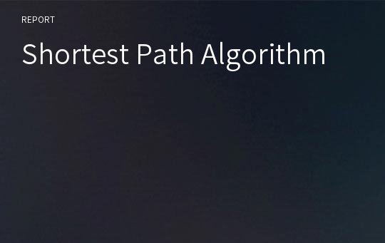 Shortest Path Algorithm