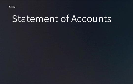   Statement of Accounts