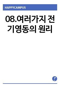 08.여러가지 전기영동의 원리