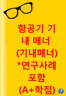 항공기 기내 매너 ( 기내에서의 매너)