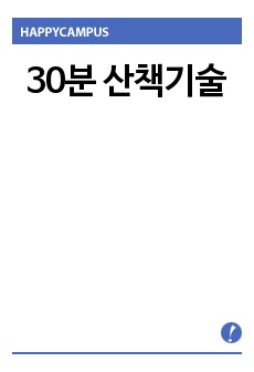 30분 산책기술