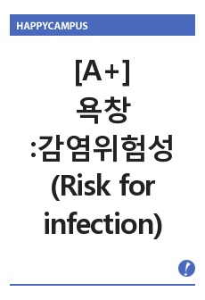 욕창 감염위험성