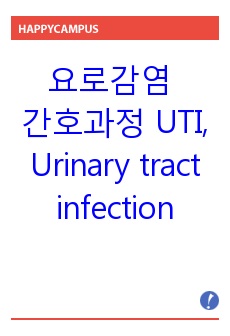 요로감염 간호과정 UTI, Urinary tract infection CASE STUDY A+자료! 감염과 관련된 고체온, 질병과 관련된 급성통증, 간호진단 2개, 사정, 약물, 검사치, 결론
