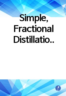 Simple, Fractional Distillation