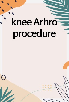 knee Arhro procedure