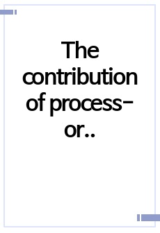 The contribution of process-oriented research to translation studies and theory