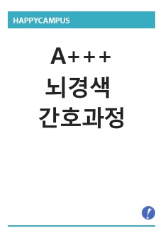 뇌경색 간호과정